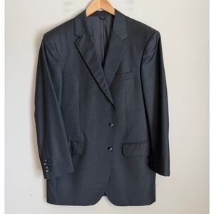 Unbranded Loro Piana Tasmanian Wool Super 150's Blazer 46L Grey